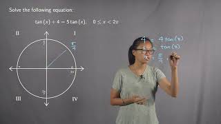 Solving an Equation with Tangent