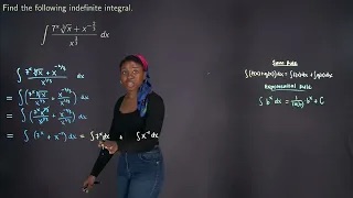 Finding an Indefinite Integral with a Fraction