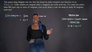 Finding the Cost Function from Marginal Cost