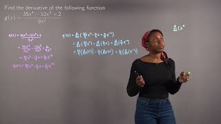 Using the Quotient Rule