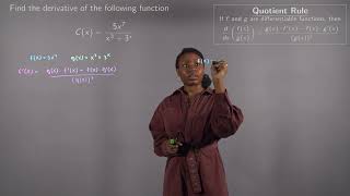 The Quotient Rule with an Exponential
