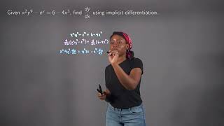 Using Implicit Differentiation to Find a Derivative