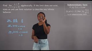Limit with an Absolute Value