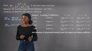 Limit at Negative Infinity of a Rational Function