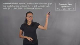 Standard Form of a Quadratic