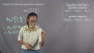 Expanding a Logarithmic Expression