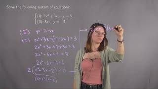 Solving a System of Nonlinear Equations