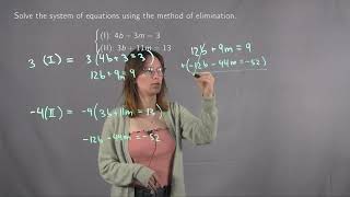 Solving a System of Equations