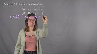 Solving a System of Equations