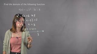 Domain of a Square Root Function