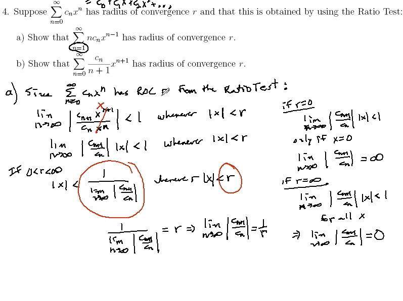 Power Series as Functions: MATH 172 Problems 4 & 5