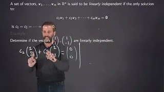 Linear Algebra for Math 308: L1V9