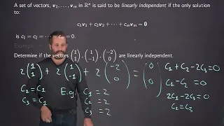 Linear Algebra for Math 308: L1V10