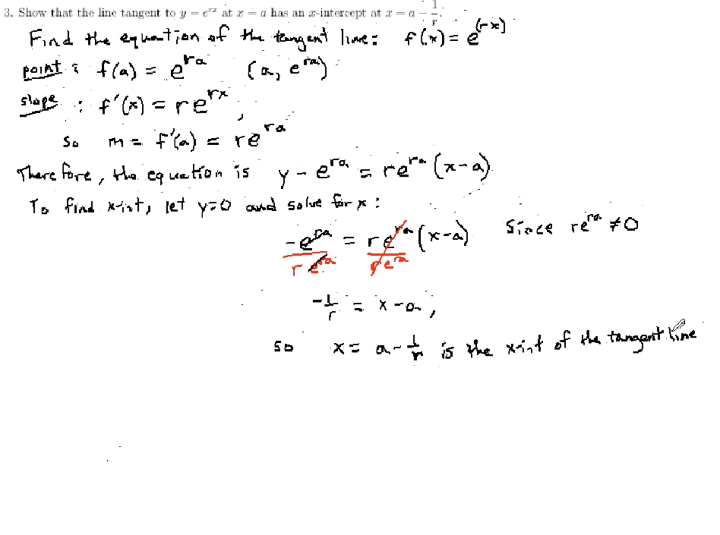 Exponentials and Hyperbolic Trigonometric Functions: MATH 171 Problems 3 & 4