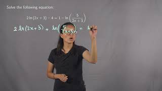 Solving an Equation with Logarithms