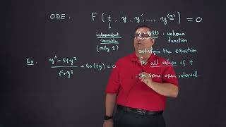 Ordinary Differential Equations Introduction