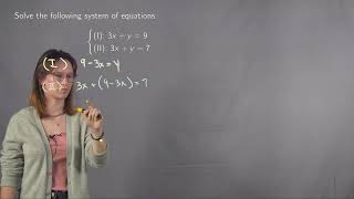 Solving a System of Equations (3)
