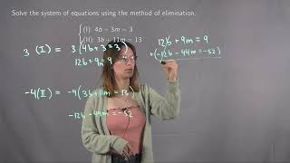 Solving a System of Equations (2)