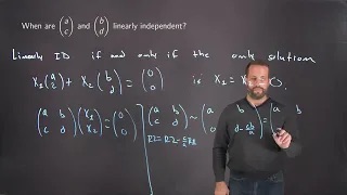 Linear Algebra for Math 308: L4V1