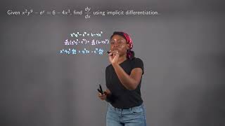 Using Implicit Differentiation to Find a Derivative 2