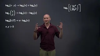 Properties of Logarithmic Functions and Expressions Video 3