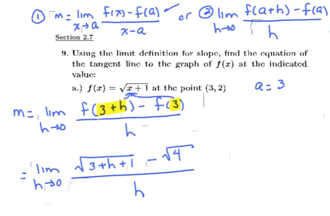 Limits and Asymptotes: MATH 151 Problems 7-11