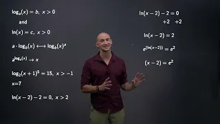 Solving Logarithmic Equations Video 2