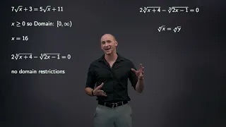 Solving Radical Equations Video 4