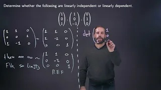 Linear Algebra for Math 308: L4E3