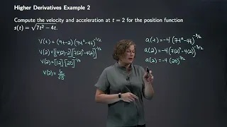 Higher Derivatives Example 2