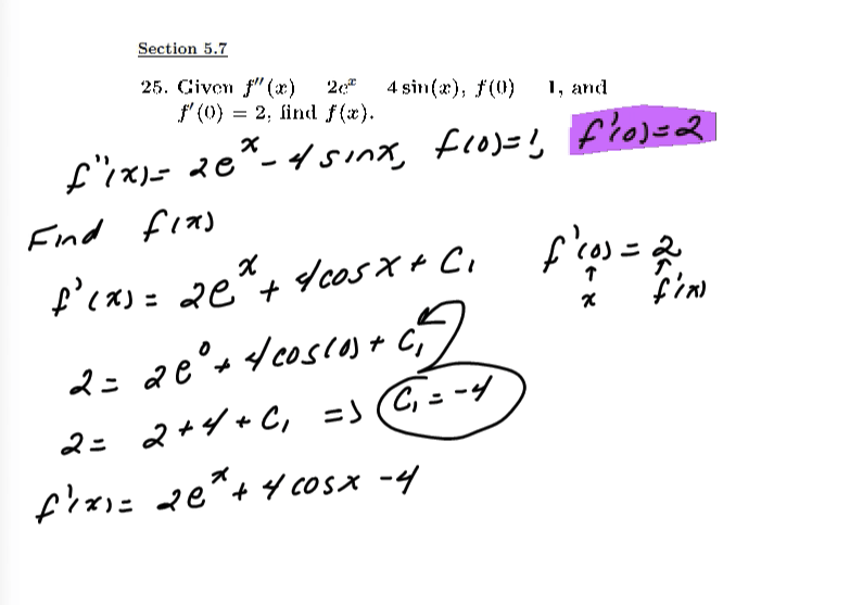 Review for Common Exam: MATH 151 Exam 3 Review Problems 25-30