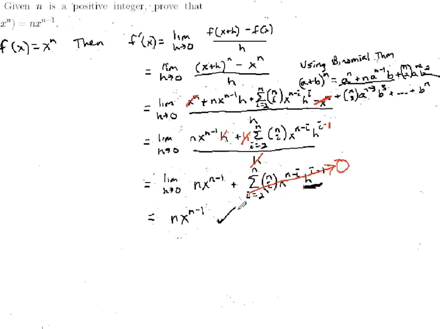 Differentiation Formulas: MATH 171 Problems 4 & 5