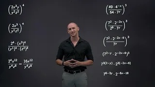 Properties of Power and Exponential Expressions Video 7