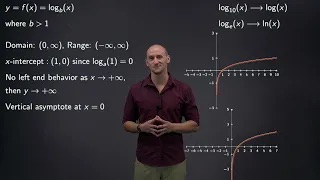 Properties of Logarithmic Functions and Expressions Video 2