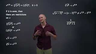 Properties of Radical Functions and Expressions Video 2