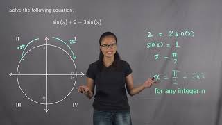 Solving an Equation with Sine