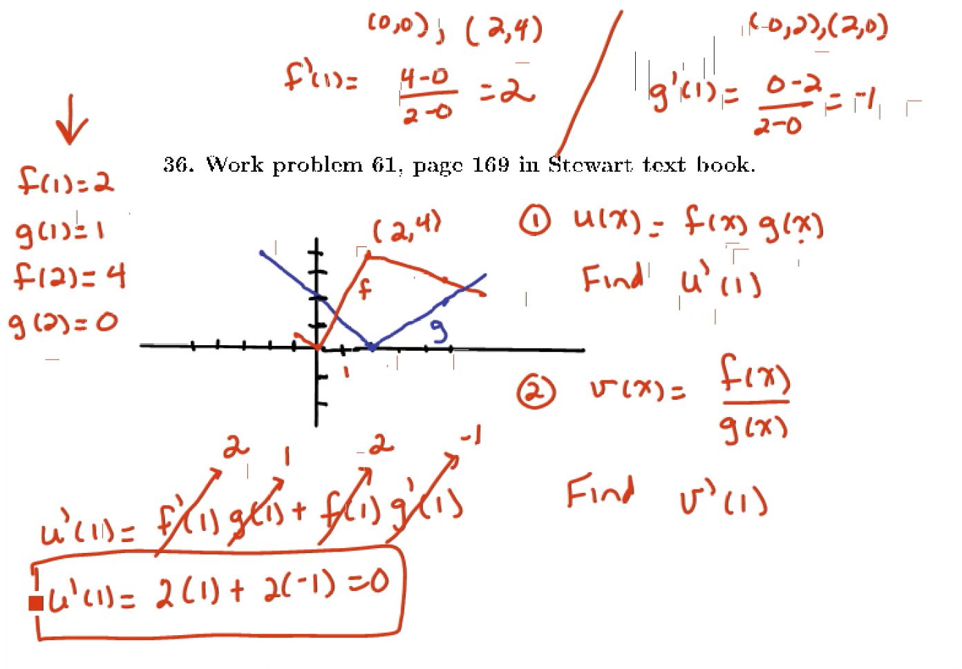 Review for the Common Exam: MATH 151 Exam 1 Review Problems 36-40