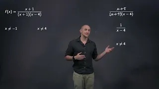 Domain of Rational Functions Video 3