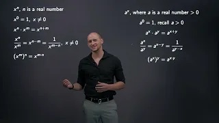 Properties of Power and Exponential Expressions Video 1