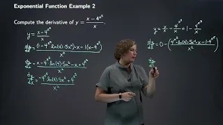 Derivatives of Exponential Functions Example 2