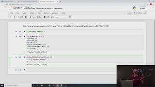 Tangents to Parametrized Curves at a Given Point in Python thumbnail