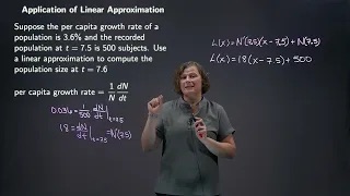 Linear Approximation Example thumbnail